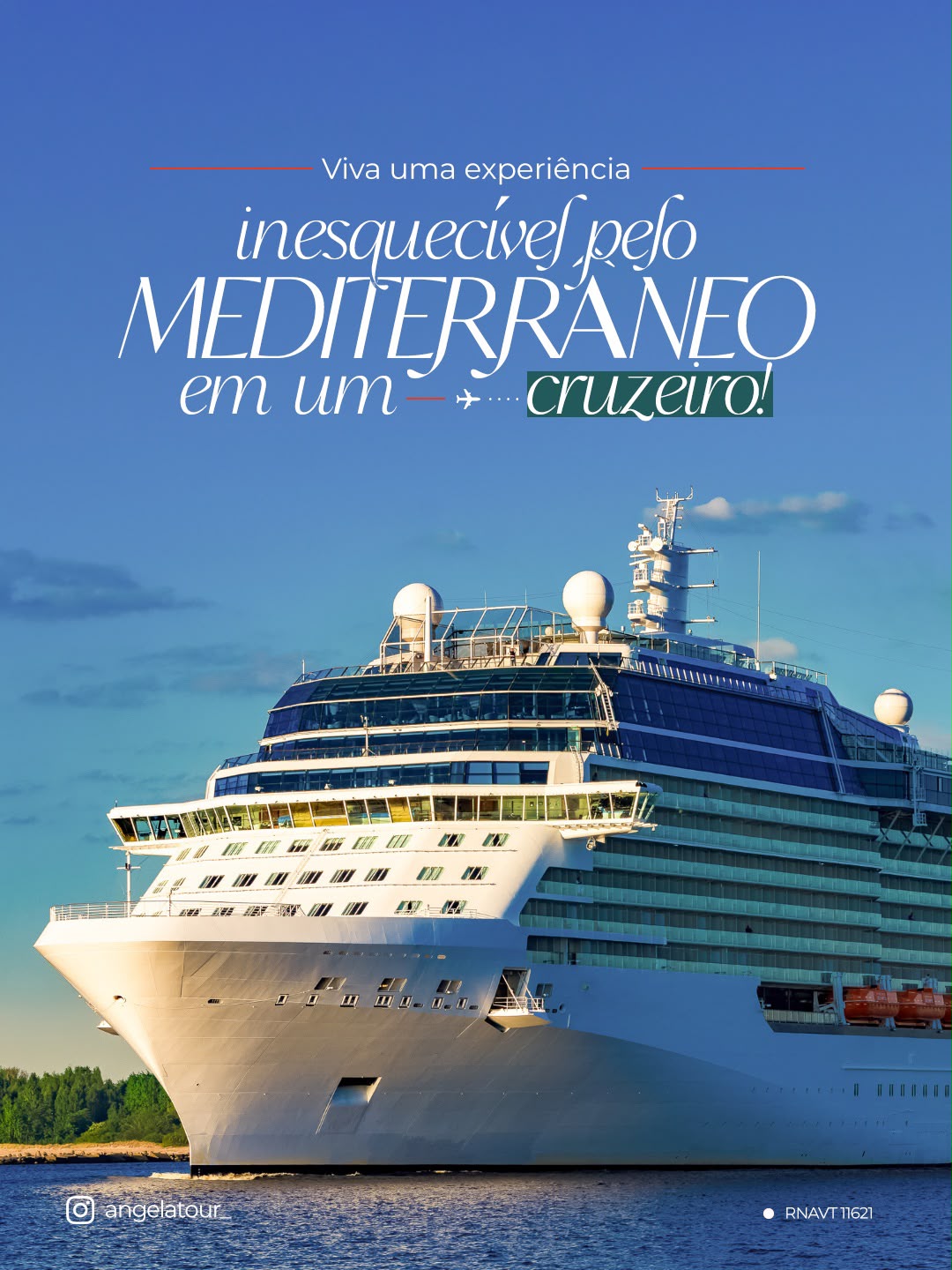 Pacote Cruzeiro pelo Mediterrâneo